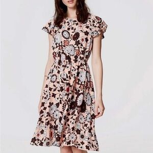 Loft Floral Print Dress